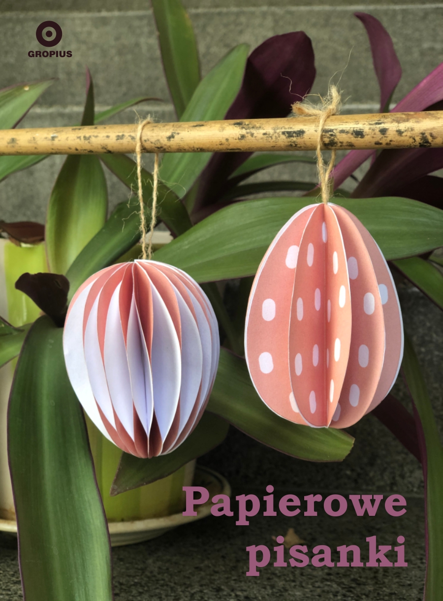 Papierowe pisanki - zrób to sam